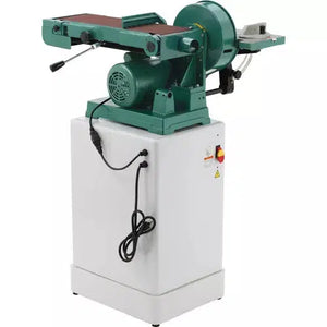 Grizzly G1014ZX - 6" x 48" Belt/9" Disc Combo Sander with Cabinet Stand