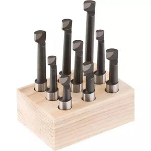 Grizzly G4052 - Carbide Boring Bar 9 pc. Set - 3/8" Shank