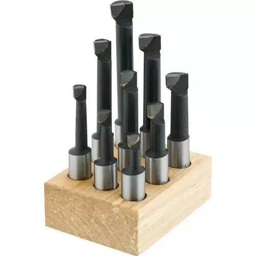 Grizzly G4053 - Carbide Boring Bar 9 pc. Set, 1/2