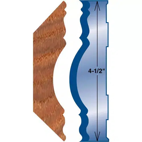 Grizzly G4537 - Moulding Knife - Crown Mould