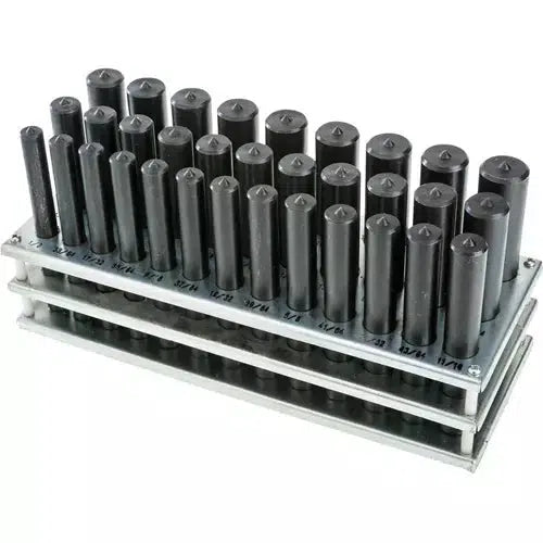 Grizzly G5652 - 33 Pc. Transfer Punch Set - 1/2