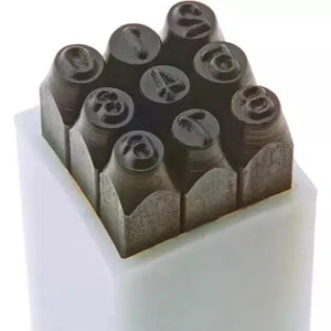 Grizzly G5746 - Steel Stamping Set - 1/8" Numbered