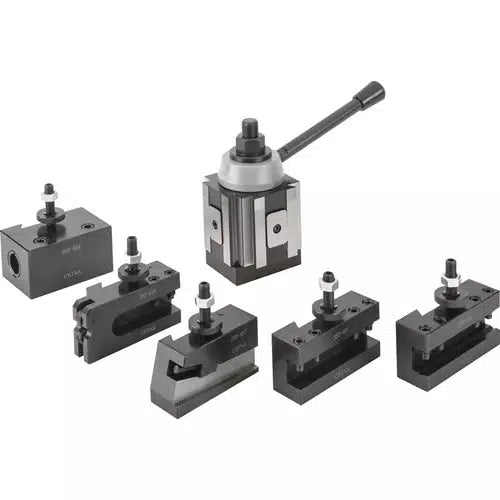 Grizzly G9710 - Quick Change Tool Post Set - 14