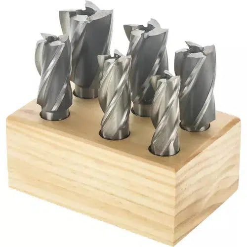Grizzly G9894 - 6 pc. End Mill Set - 4 Flute, Large