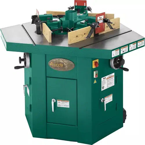 Grizzly G9933 - 3 HP Three-Spindle Shaper