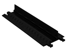 Load image into Gallery viewer, 1-Channel Low-Profile Guard Dog® Cable Protector for .75" Lines, Black Lid/Black Base - GD1X75-ST-B/B