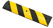 Load image into Gallery viewer, 4 ft Easy Rider® Speed Bump, Recycled Rubber, Yellow/Black  - GNRS2411YB
