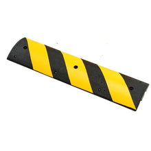 Load image into Gallery viewer, 6 ft Easy Rider Speed Bump, Recycled Rubber, Yellow/Black — image 2 of 9