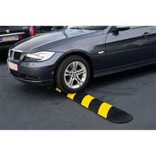 Load image into Gallery viewer, 6 ft Easy Rider Speed Bump, Recycled Rubber, Yellow/Black — image 7 of 9