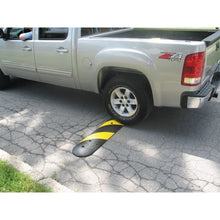 Load image into Gallery viewer, 4 ft Easy Rider Speed Bump, Recycled Rubber, Yellow/Black — image 7 of 9