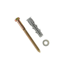 Load image into Gallery viewer, 6" Lag Bolt, Washer, Anchor Hardware for Concrete Installations — image 2 of 2