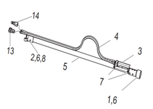 Load image into Gallery viewer, Graco 50 ft Pneumatic Blast Control Extension - (No Coupler)
