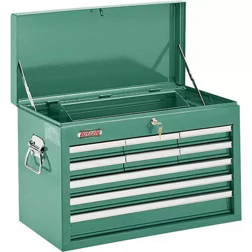 Grizzly H0839 - 9-Drawer Top Chest with Ball Bearing Slides