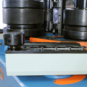 Baileigh Industrial 440/480V 3Phase 60Htz Double Pinch Roll Bender, Includes Hydraulic Guide Rolls & Angle Guide Rolls