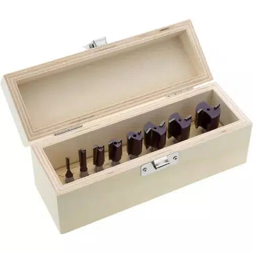 Grizzly H5532 - Deluxe Straight Bit 8 Pc. Set, 1/4