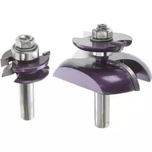 Load image into Gallery viewer, Grizzly H5553 - Panel Bit 2 Pc. Set w/ Undercutter, 1/2&quot; Shank