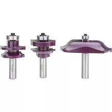 Load image into Gallery viewer, Grizzly H5563 - Quarter Bead Panel Bit 3 Pc. Set, 1/2&quot; Shank