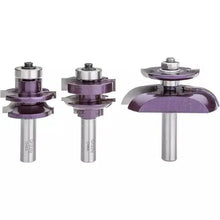 Load image into Gallery viewer, Grizzly H5564 - Quarter Bead Panel Bit 3 Pc. Set w/ Undercutter, 1/2&quot; Shank