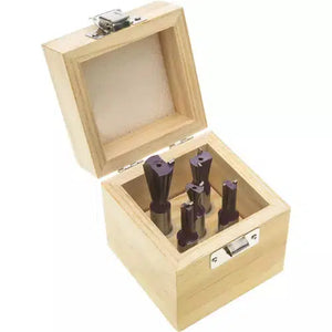 Grizzly H5574 - Dovetail Bit 5 pc. Set 1/2" Shank