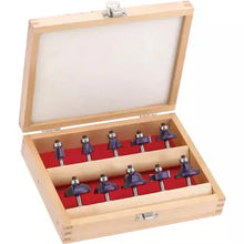 Load image into Gallery viewer, Grizzly H6157 - 3 Flute Carbide Tipped 10 Pc. Set, 1/4&quot; Shank