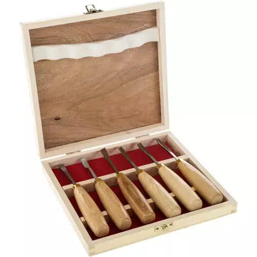 Grizzly H7922 - 6 Pc. Gouge Chisel Set