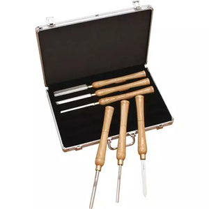 Grizzly H7924 - 6-Pc. Lathe Chisel Set in Aluminum Box