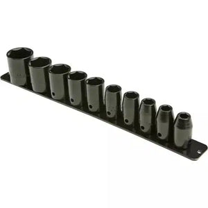 Grizzly H8123 - 1/2" Drive 3/8" - 15/16" Impact Sockets, 10 pc. Set