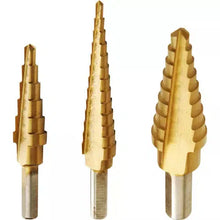 Load image into Gallery viewer, Grizzly H8196 - Step Drill 3 Pc. Set