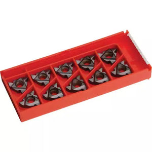 Grizzly H8349 - Carbide Inserts 16 ER G 60 for Stainless, Aluminum, Cast-Iron, pk. of 10