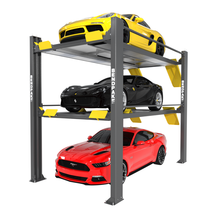 HD-973P 9,000 and 7,000 Lb. Capacity  Tri-Level Parking Lift