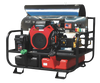Pressure-Pro Pro-Super Skid Series 3500 PSI @ 8.0 GPM General Pump V-Belt Drive Honda Engine Hot Water Gas Pressure Washer
