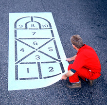 Load image into Gallery viewer, NewStripe 10000448 Arched Hopscotch Playground Stencil
