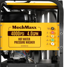 Load image into Gallery viewer, MechMaxx 4000 PSI 4 GPM ZONSEN E-Start Engine Hot Water Pressure Washer with Hose Reel, HPW40D