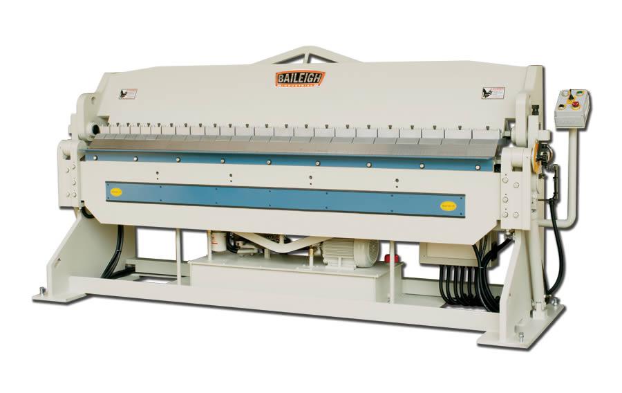 Baileigh Industrial 220 Volt 3 Phase Heavy Duty Hydraulic Box and Pan Brake, 8' Length, 10 Gauge Mild Steel Capacity