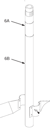 Graco 24D311 Heavy-Duty In-Drum Back-Geared Agitator Shaft Kit