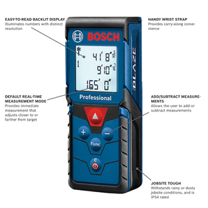 Bosch BLAZEâ„¢ Pro 165 Ft. Laser Measure