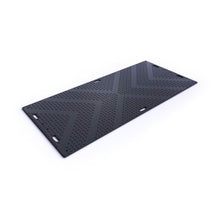 Load image into Gallery viewer, 4' x 8' Ground Protection Mat, 80 Ton Load Capacity, Black, HDPE, LibertyMAT — image 3 of 8