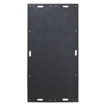 Load image into Gallery viewer, 4' x 8' Ground Protection Mat, 80 Ton Load Capacity, Black, HDPE, LibertyMAT — image 2 of 8