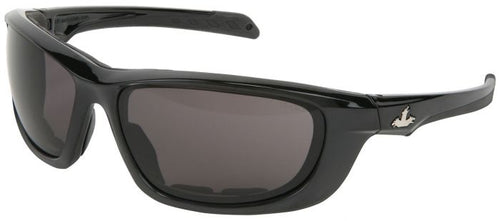 MCR Safety UD212PF Crews USS Defense Safety Glasses, Black Frame / Gray Lens 1/EA