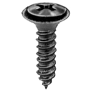 #8-18 X 5/8 PHIL OV #6 HD AB W/SEMS T.S. - BLACK OX