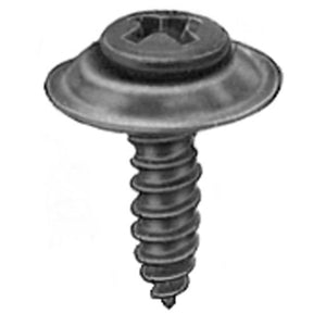 #8 X 5/8 PHIL OVAL #6 HD AB TAPPING SEMS - BLACK