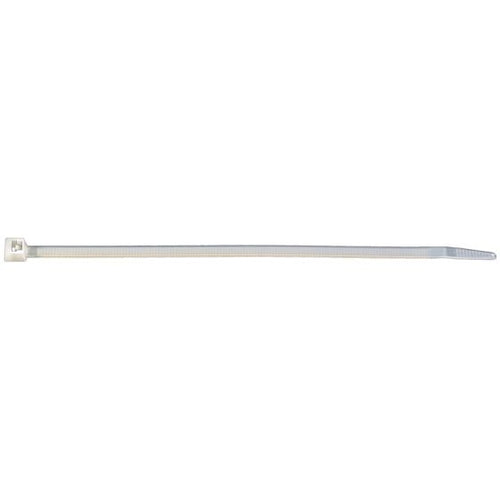 11 IN 50 LB NYLON CABLE TIES - NATURAL