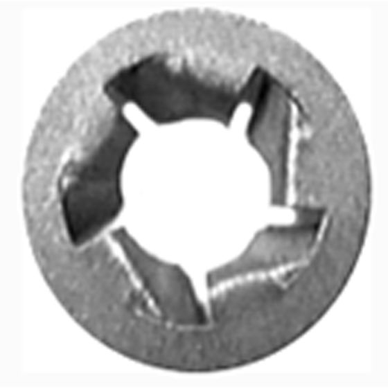 PUSHNUT BOLT RETAINER M5-.8 11MM OD - ZINC