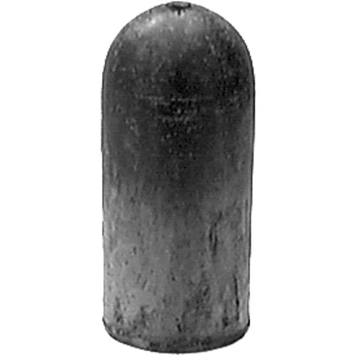 RUBBER VACUUM CAP BLACK FOR 3/8 DIA.
