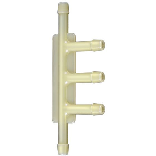 NYLON 5 WAY TEE CONNECTOR 3/16 ALL ENDS