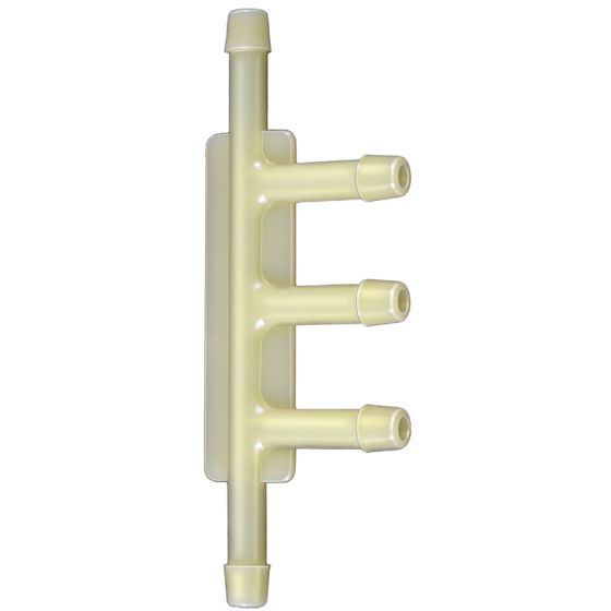 NYLON 5 WAY TEE CONNECTOR 3/16 ALL ENDS