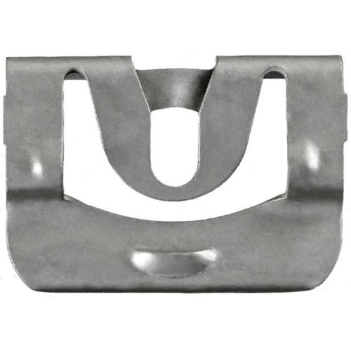 Auveco® 10630 Windshield and Rear Window Reveal Molding Clip, Metal