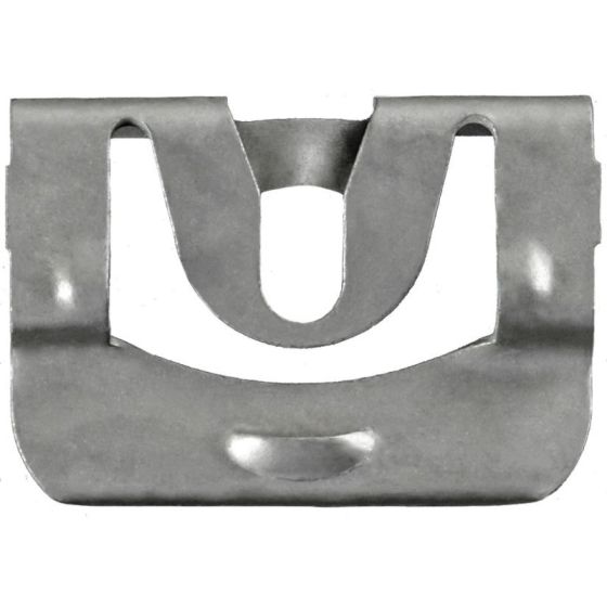 Auveco® 10630 Windshield and Rear Window Reveal Molding Clip, Metal