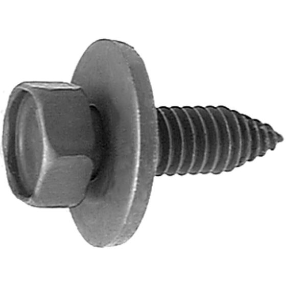 Auveco® 11320 Hex Head Sems CA Point Body Bolt, 5/16 in - 18 TPI x 1 in L x 1/2 in Across Flats, Phosphate