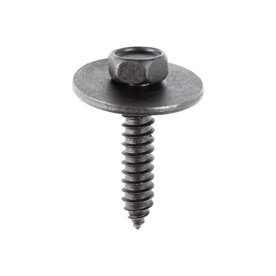 Auveco® 12068 Hex Head Sems A/AB Point Tapping Screw, M6.3 x 1.81 mm Screw x 30 mm L, Phosphate